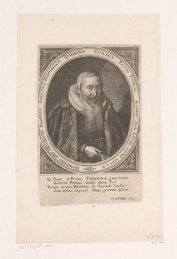 Portrait of Johann Heinrich Rahn