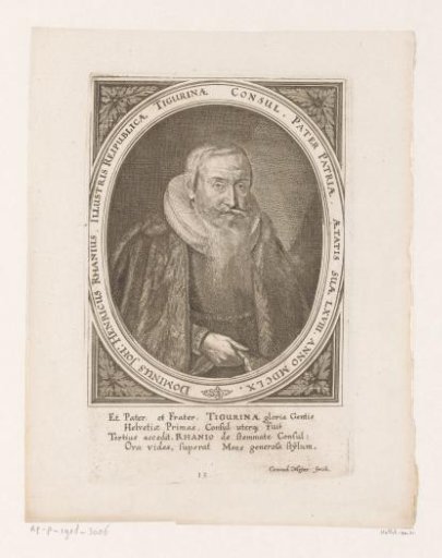 Portrait of Johann Heinrich Rahn
