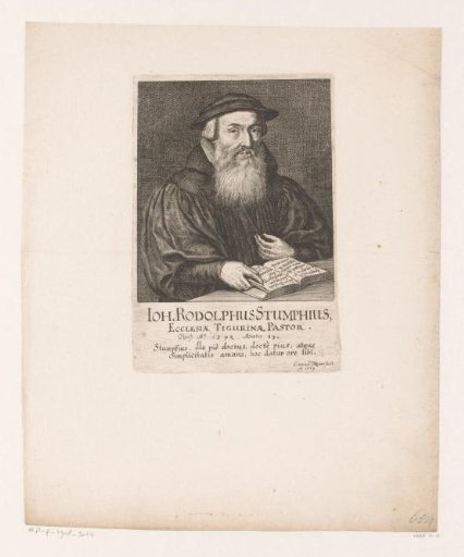 Portrait of Johann Rudolf Stumpf