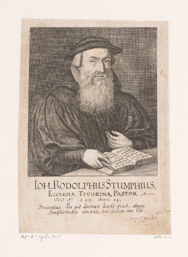 Portrait of Johann Rudolf Stumpf