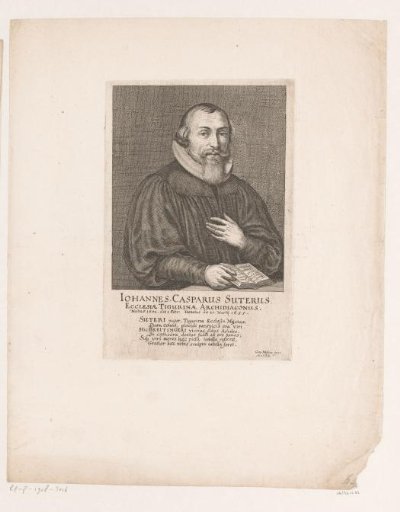 Portrait of Johann Caspar Suter