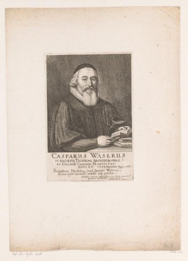 Portrait of Johann Caspar Waser
