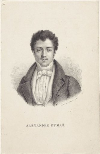 Portrait of Alexandre Dumas père
