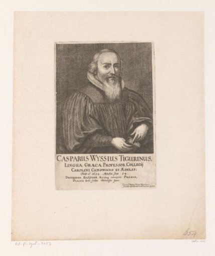 Portrait of Caspar Wyss