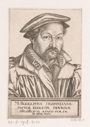 Portrait of Rodolphus Hospinianus