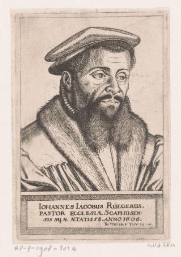 Portrait of Johann Jacob Rüeger