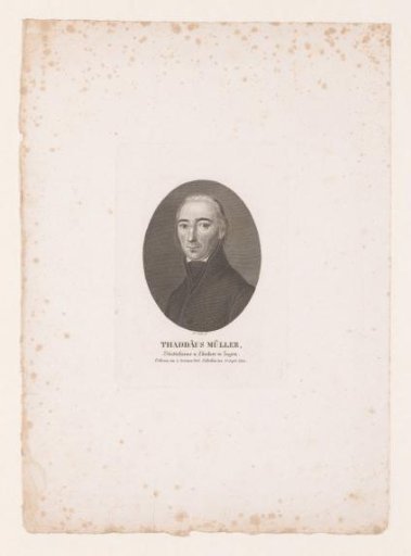 Portrait of Thaddäus Müller