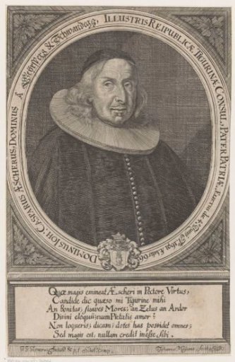 Portrait of Johann Caspar Aescher at the age of 66