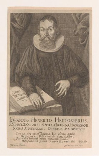Portrait of Johann Heinrich Heidegger