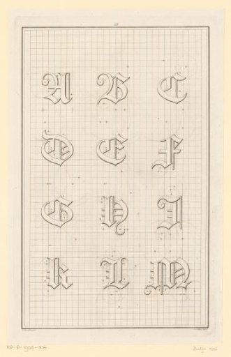 Letters A through M