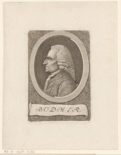 Portrait of Johann Jacob Bodmer
