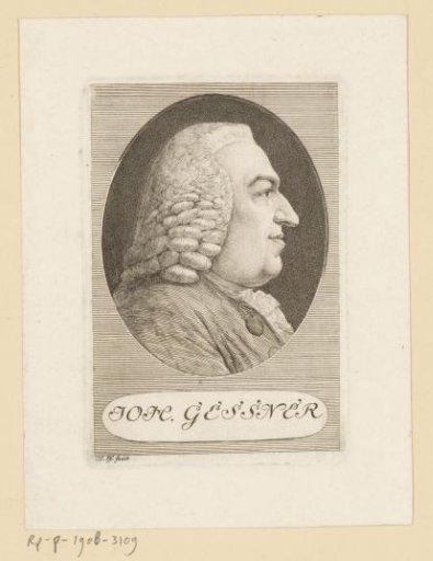 Portrait of Johann Georg Gessner