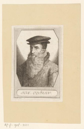 Portrait of Johannes Oporinus