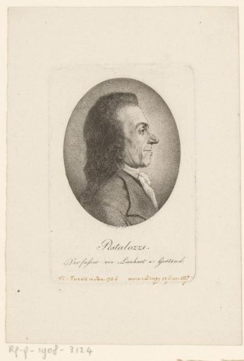 Portrait of Johann Heinrich Pestalozzi