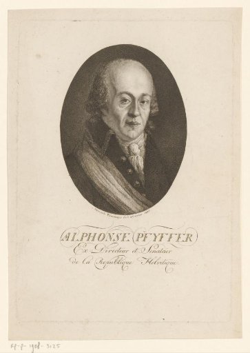 Portrait of Alphons Pfyffer von Heidegg