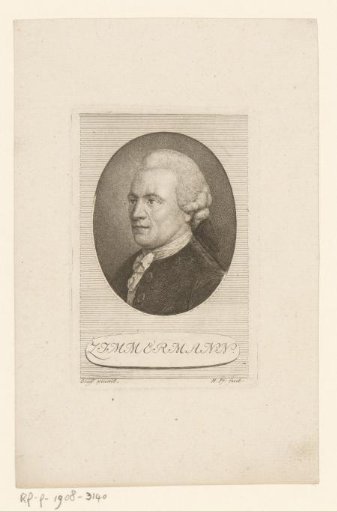 Portrait of Johann Georg, knight of Zimmermann