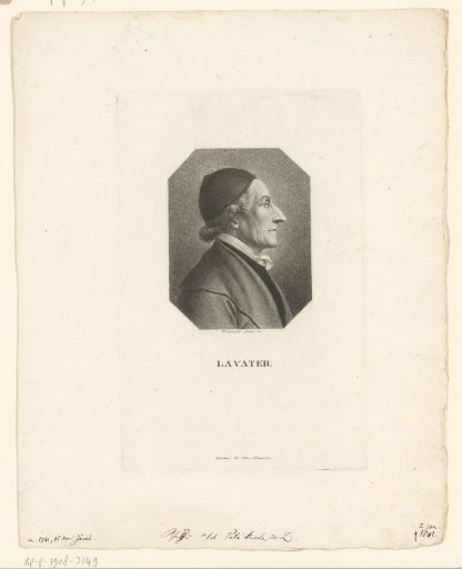 Portrait of Johann Kaspar Lavater
