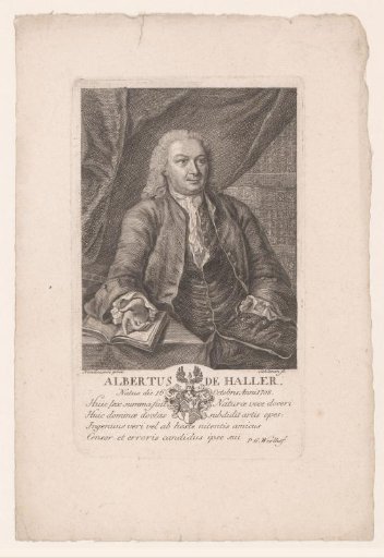 Portrait of Albrecht Haller