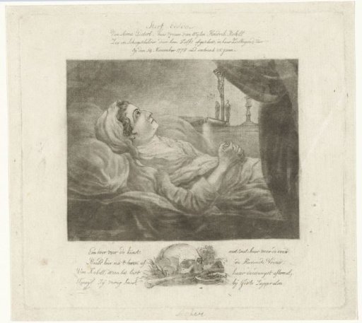 Deathbed of Anna Detert, Wife of Hendrik Kobell