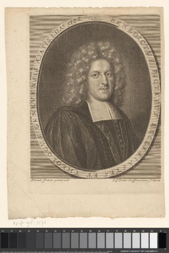 Portrait of Benedict Pictet