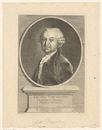 Portrait of Johann Konrad Ott