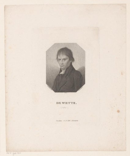 Portrait of Wilhelm Martin Leberecht de Wette