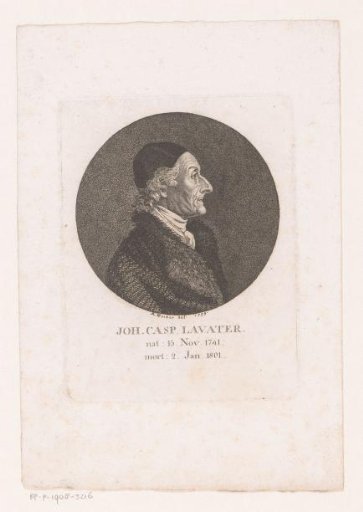 Portrait of Johann Kaspar Lavater