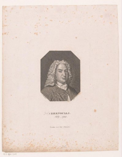 Portrait of Johann Bernoulli