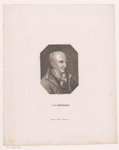 Portrait of Johann Jacob Bodmer