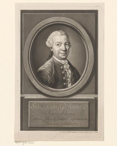 Portrait of Salomon Gessner