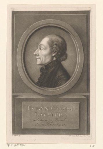 Portrait of Johann Caspar Lavater