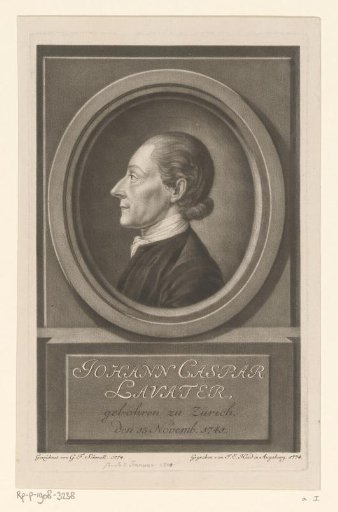 Portrait of Johann Caspar Lavater