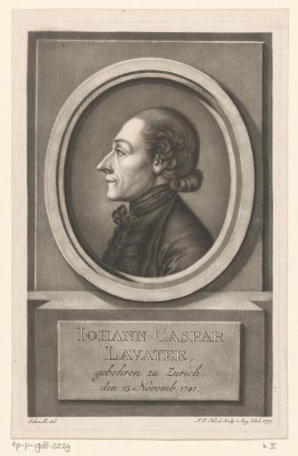 Portrait of Johann Caspar Lavater