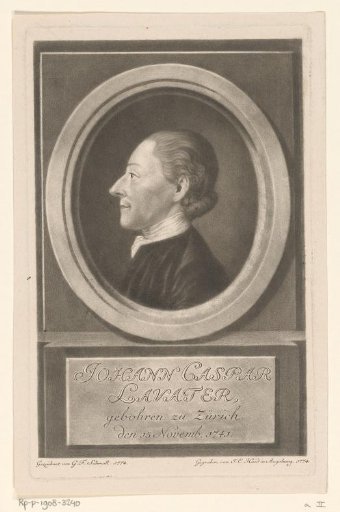 Portrait of Johann Caspar Lavater