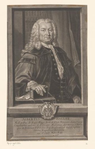 Portrait of Albrecht Haller