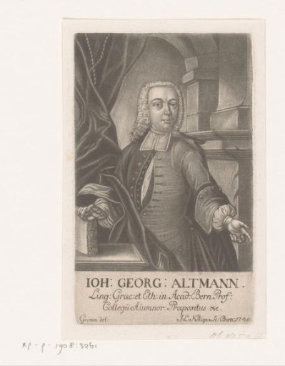 Portrait of Johann Georg Altmann