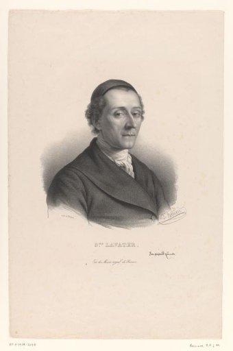 Portrait of the theologian and writer Johann Caspar Lavater