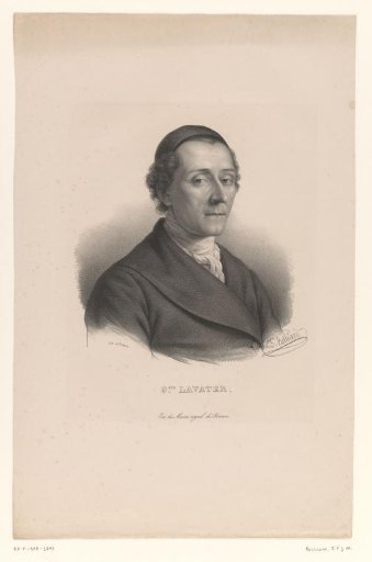 Portrait of the theologian and writer Johann Caspar Lavater
