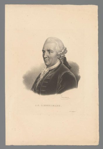 Portrait of Johann Georg Zimmermann