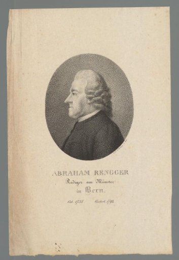 Portrait of Abraham Rengger von Brugg