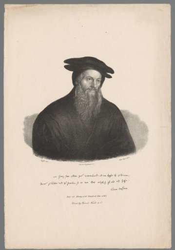 Portrait of Conrad Gesner