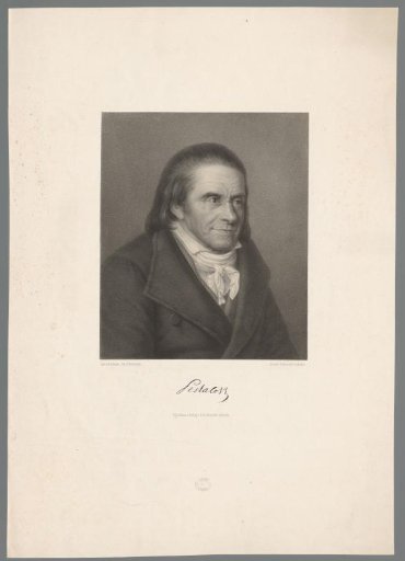 Portrait of Johann Heinrich Pestalozzi