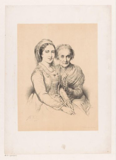 Double Portrait of an Old and a Young Woman