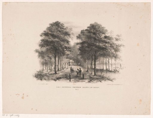 Pavilions at the Malieveld in the Haagse Bos