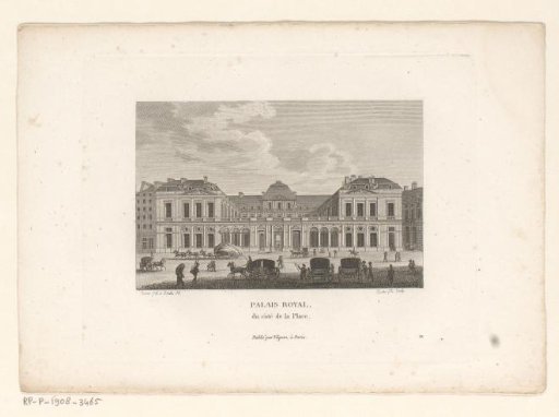 View of the Palais-Royal in Paris