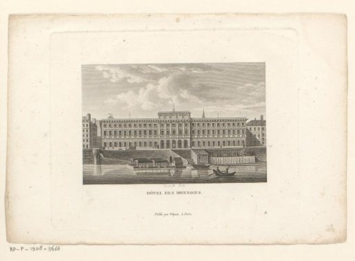 View of the Hôtel des Monnaies in Paris