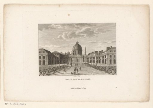 View of the Institut de France in Paris