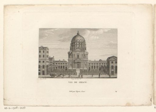 View of the Val-de-Grâce in Paris