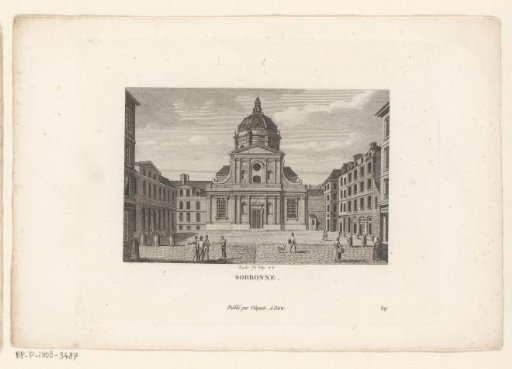 View of the Sorbonne in Paris