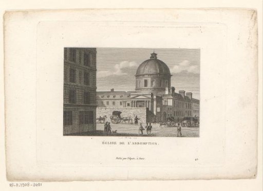 View of the Église Notre-Dame-de-l'Assomption in Paris